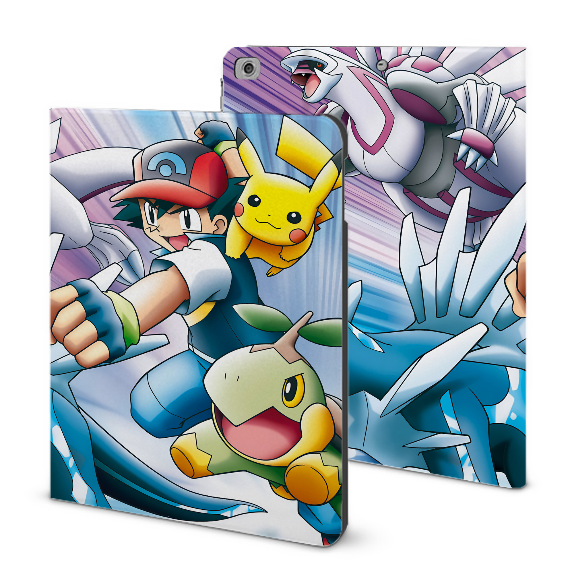 （画像用） ポケットモンスター Pokémon IPad ケース ブック型 PUレザー TPU 耐衝撃 軽量 薄型 ペン収納なし 全面保護 IPad 各モデル対応